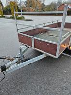 Dubbelassige aanhangwagen, Auto diversen, Aanhangers en Bagagewagens, Ophalen, Gebruikt