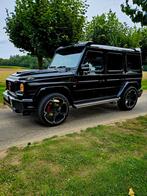 Mercedes G500/V8 Brabus-pakket/2001/79.000 km/41.240 € excl., Auto's, Automaat, 5000 cc, Zwart, Leder