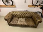 Chesterfield 3 zit mancave, Huis en Inrichting, Ophalen, Gebruikt, Driepersoons, Leer