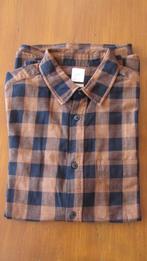 Overhemd voor heren, Bruin, Zo goed als nieuw, H&M, Halswijdte 39/40 (M)