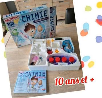 Boîte de chimie-150 expériences pour enfant-A partir de 10 a disponible aux enchères