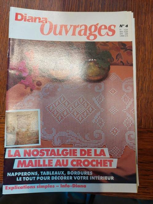 14 revues DIANA  OUVRAGES, Hobby & Loisirs créatifs, Tricot & Crochet, Utilisé, Tricot ou Crochet, Enlèvement ou Envoi