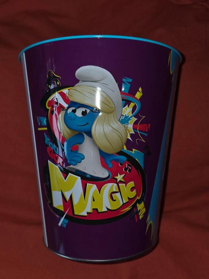 Corbeille métallique Schtroumpf Schtroumpfette, Collections, Schtroumpfs, Neuf, Autres types, Schtroumpfette, Envoi