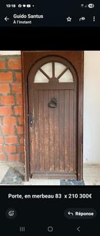 Porte en Merbau exterieur, Bricolage & Construction, Enlèvement ou Envoi, Comme neuf