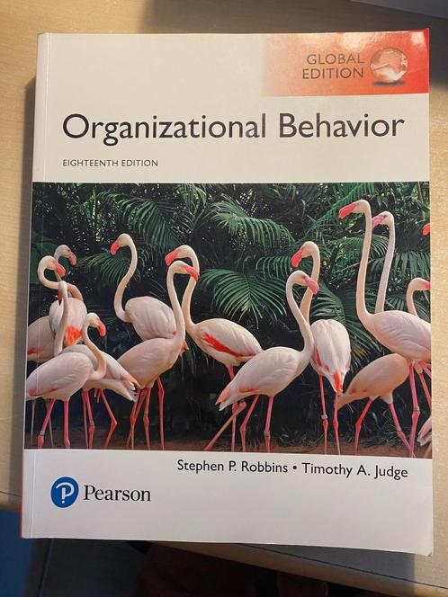 Organizational behavior - Robbins & Judge, Livres, Livres d'étude & Cours, Utilisé, Enseignement supérieur, Enlèvement