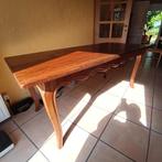Grote massief eikenhouten tafel, Maison Gilson, Huis en Inrichting, Ophalen, Gebruikt, Eikenhout, 200 cm of meer