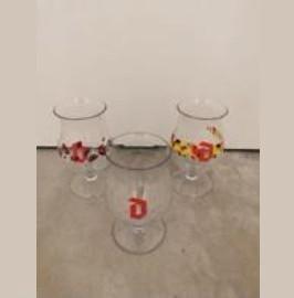 Tritan Duvelglazen, Verzamelen, Biermerken, Gebruikt, Glas of Glazen, Duvel, Ophalen of Verzenden