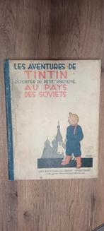 tintin au pays de sovjets 1930 1ste druk, Gelezen, Eén stripboek, Ophalen of Verzenden, Herge