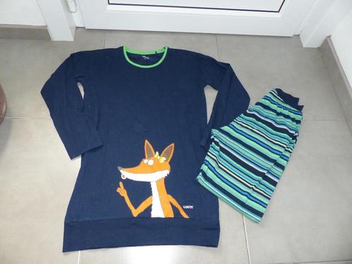 Woody damespyjama - medium - perfecte staat, Kleding | Dames, Homewear, Zo goed als nieuw, Maat 38/40 (M), Blauw, Ophalen of Verzenden