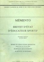 Memento Brevet d'état d'éducateur sportif, Livres, Enlèvement ou Envoi, Utilisé