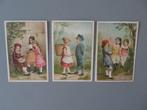 3 chromo,s cacao chocolade Van Houten Nederland, Verzamelen, Foto's en Prenten, Verzenden, Zo goed als nieuw, Voor 1940, Prent