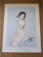 vintage lithografie Mara Tran Long genum.+sign. 1987 ``2``, Ophalen