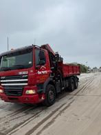 DAF CF85 EURO 5 Vrachtwagen met kraan en kipper Palfinger, Euro 5, Stof, Zwart, Bedrijf