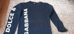 t shirt met lange mouw, Ophalen, Dolce& gabanna, Blauw, Overige maten