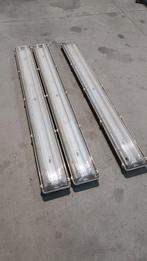 8 dubbele LED TL 150cm armaturen te koop, Doe-het-zelf en Bouw, Bouwverlichting, Ophalen, Zo goed als nieuw, Minder dan 50 watt