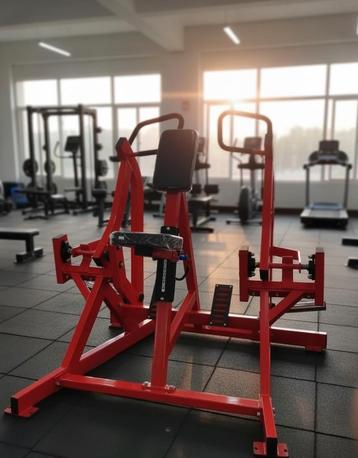 Krachttrainingsmachine met trekkende roeitrainer beschikbaar voor biedingen