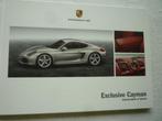 PORSCHE Exclusive Cayman 11/2012, Livres, Autos | Brochures & Magazines, Porsche, Enlèvement ou Envoi, Neuf