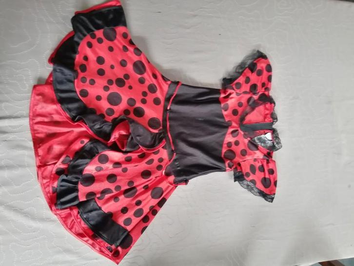 Spaans kleedje met bijhorende schoentjes., Kinderen en Baby's, Carnavalskleding en Verkleedspullen, Gebruikt, Ophalen of Verzenden