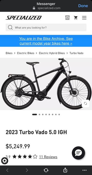 Specialized Turbo Vado nieuw beschikbaar voor biedingen