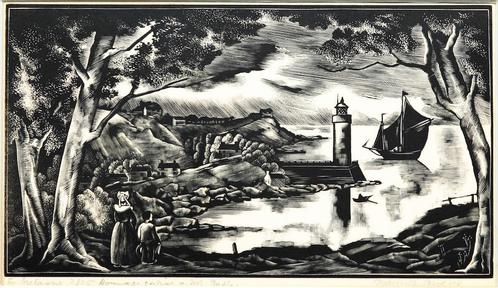 Zeer mooie litho's van Maurice Brocas, Antiek en Kunst, Kunst | Litho's en Zeefdrukken, Ophalen of Verzenden