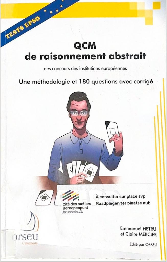 PDF "Test voor abstract redeneren" - EPSO (Theorie), Boeken, E-books, Overige onderwerpen