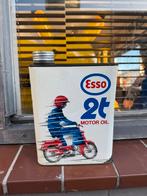 Vintage Esso 2 Takt olie blik, Verzamelen, Ophalen of Verzenden, Gebruikt, Verpakking