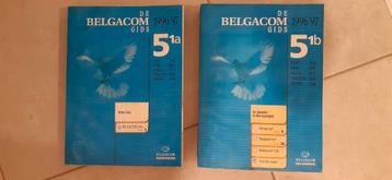 1996 /97 telefoonboek Belgacom 5 witte + gouden handelsgids beschikbaar voor biedingen