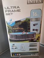 INTEX ZWEMBAD DIAMETER 4,88M X 1,22   NIEUWSTAAT, Tuin en Terras, Ophalen, 80 tot 120 cm, Rond, 300 cm of meer