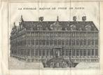 1711 - Gent - het stadhuis, Antiek en Kunst, Kunst | Etsen en Gravures, Verzenden