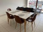 Tafel met verlengstuk, Huis en Inrichting, Tafels | Eettafels, Ophalen, Eikenhout, 50 tot 100 cm, Zo goed als nieuw