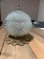 Oude plafond lamp, Ophalen, Gebruikt, Glas