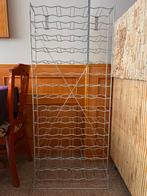 Metalen wijnrek 90 flessen, Huis en Inrichting, Woonaccessoires | Wijnrekken, Ophalen, Metaal, 75 cm of meer, 25 flessen of meer