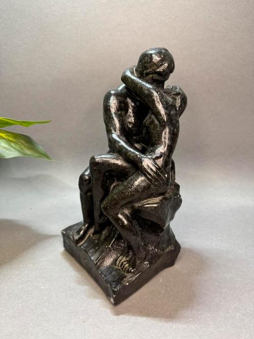Beeld Auguste Rodin De Kus, Antiek en Kunst, Kunst | Beelden en Houtsnijwerken, Verzenden