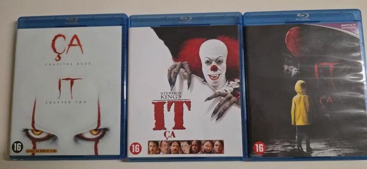 BR - IT collection 3 films, Cd's en Dvd's, Blu-ray, Horror, Boxset, Ophalen of Verzenden