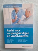 Recht voor verpleegkundigen en vroedvrouwen 2021, Nieuw, Ophalen of Verzenden