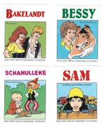 4 x sticker  -  Bakelandt + Bessy + Sam + Schanulleke, Autres personnages, Image, Affiche ou Autocollant, Envoi, Neuf