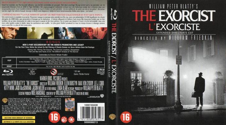 the exorcist (blu-ray) nieuw, Cd's en Dvd's, Blu-ray, Zo goed als nieuw, Horror, Ophalen of Verzenden
