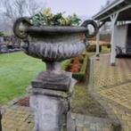 Betonnen siervaas op sokkel, Tuin en Terras, Ophalen, Gebruikt