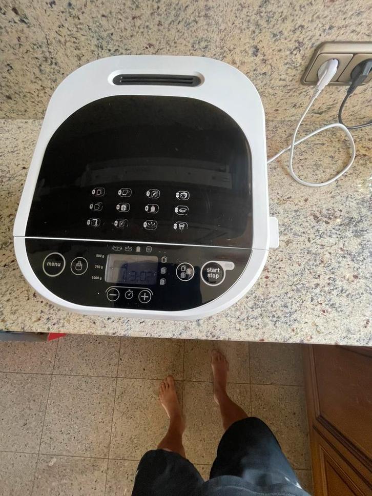 Tefal pain dore broodbakmachine., Elektronische apparatuur, Broodbakmachines, Gebruikt, Met timer, 800 tot 1200 gram deeg, Kijkvenster