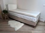 BED 1persoon (1m/2m), Huis en Inrichting, Slaapkamer | Boxsprings, Ophalen, Eenpersoons, Beige, 200 cm
