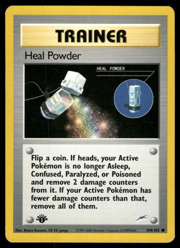 Heal Powder 104/105 - Neo Destiny (1st edition) beschikbaar voor biedingen
