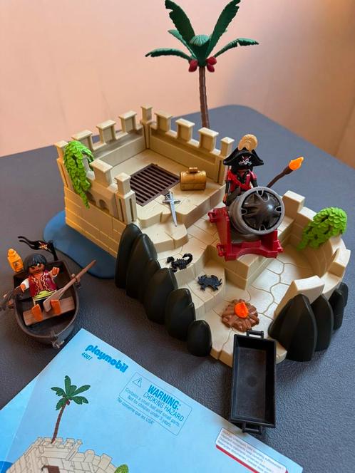 Playmobil pirateneiland  4007, Kinderen en Baby's, Speelgoed | Playmobil, Gebruikt, Ophalen of Verzenden