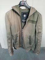 Jas jongen/man G-star RAW, S, kaki, met kap, Groen, Maat 46 (S) of kleiner, Gedragen, G-star Raw