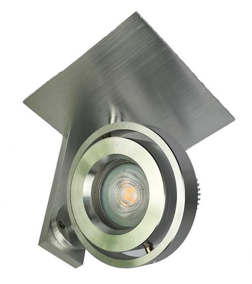 Opbouwspot Ring 1-licht GU10 LED, Huis en Inrichting, Lampen | Plafondlampen, Nieuw, Metaal, Ophalen of Verzenden