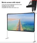 Projectiescherm voor beamer, Audio, Tv en Foto, Projectieschermen, Ophalen of Verzenden, Handmatig, Nieuw