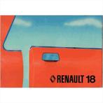 Renault 18 Instructieboekje 1979 #4 Nederlands, Autos : Divers, Modes d'emploi & Notices d'utilisation, Enlèvement ou Envoi