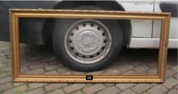Mooie Vergulde Houten Lijst in barokstijl - 133x63 / 121x51 beschikbaar voor biedingen
