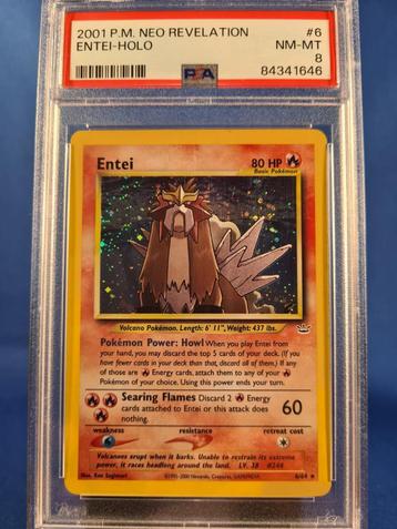 Entei 6/64 - Neo Revelation (PSA 8) beschikbaar voor biedingen