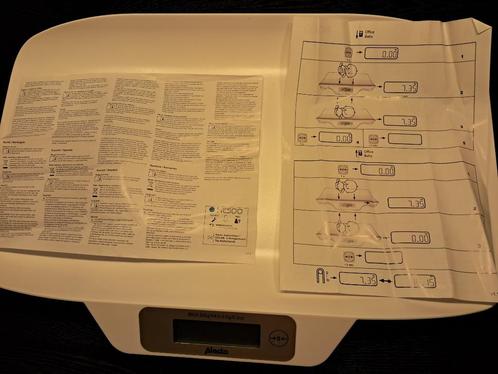 Babyweegschaal, Elektronische apparatuur, Weegschalen, Gebruikt, Digitaal, Personenweegschaal, Fijner dan 1 gram, 10 tot 50 kg