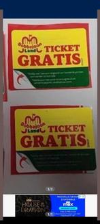 1+1 Bobbejaanlaand, Tickets en Kaartjes